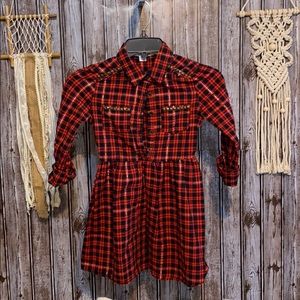 Girls plaid dress